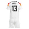 Original Trikotsatz Deutschland Muller 13 Heimtrikot EURO 2024 Für Kinder